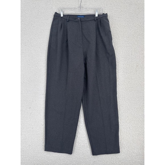 Karen Scott Pants - Karen Scott Womens Black Pleated High Waist Dress Pants Size 16 Average